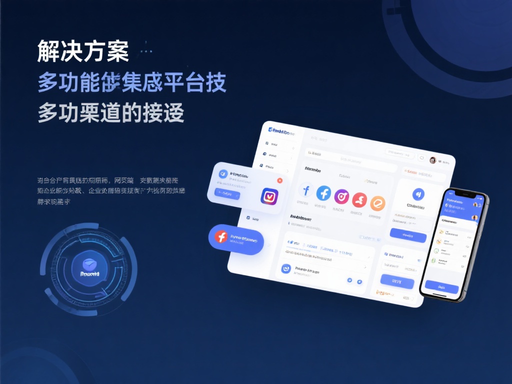 该解决方案利用多功能集成平台支持多渠道接入，包括网