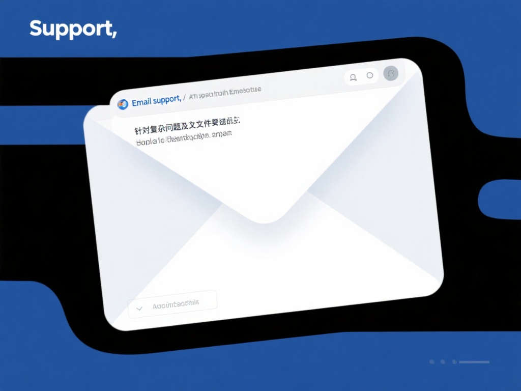 邮件支持：
针对复杂问题或文件提交，发送邮件是一